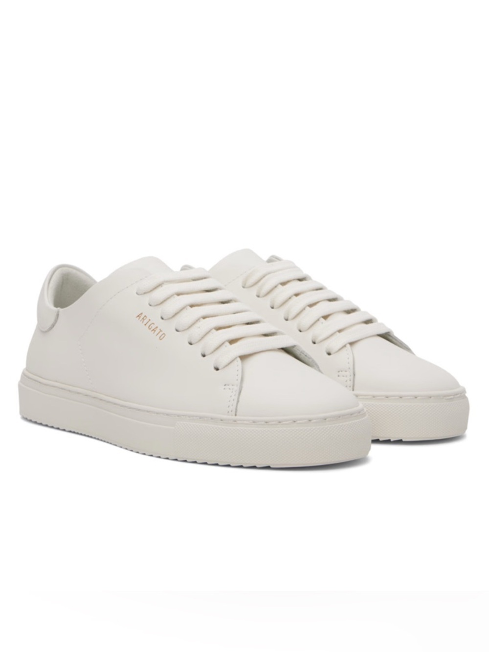 AXEL ARIGATO White Clean 90 Sneakers Classic Leather Low-Top Sneakers Size 7.5
